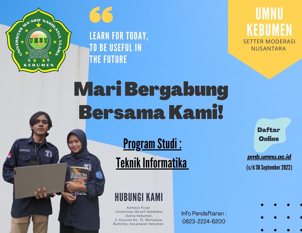 Ingin Jadi Programmer atau Web Developer? Teknik Informatika UMNU Kebumen Tawarkan Peluang Kuliah dan Beasiswa