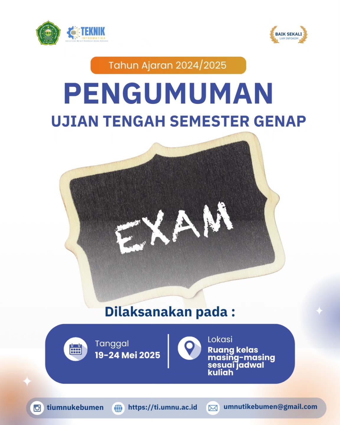 Pekan Penentuan di Tengah Semester! Mahasiswa UMNU Kebumen Bersiap Hadapi UTS Genap 2024/2025