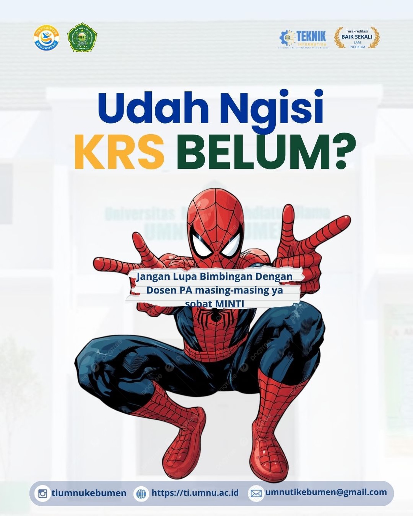 Pengisian KRS Dibuka, Mahasiswa UMNU Kebumen Diimbau Segera Konsultasi dengan Dosen Pembimbing Akademik